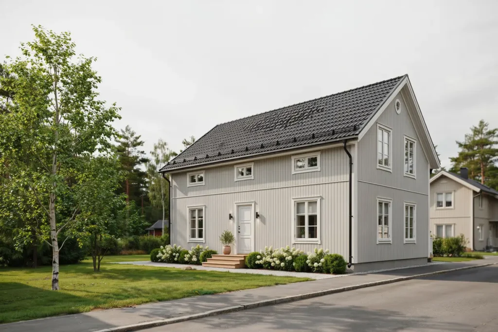 renovering av yttertak och h ngr nnor p villa i surte